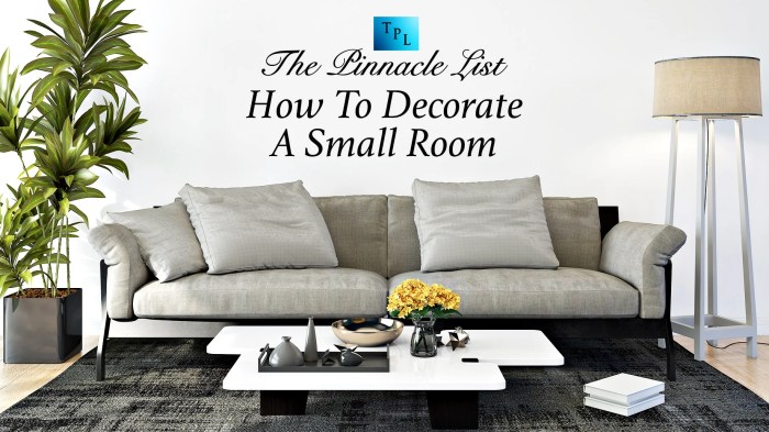 How decorate small room