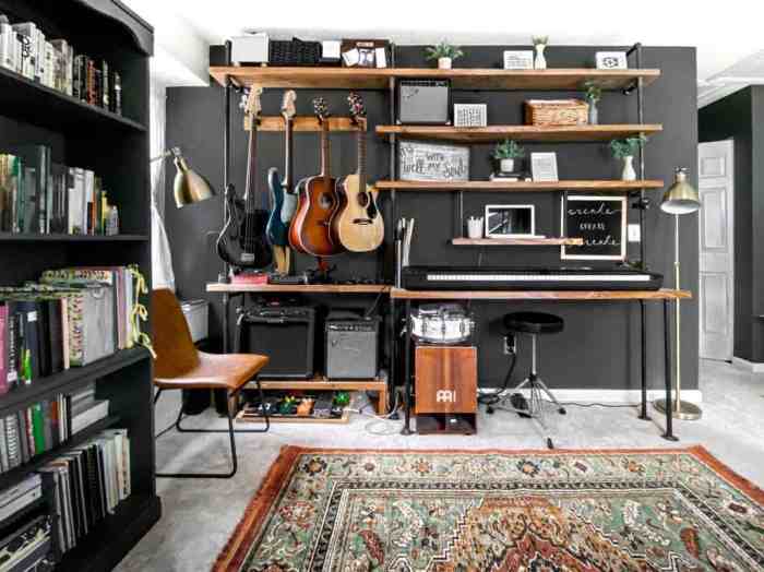 How to decorate a music themed room