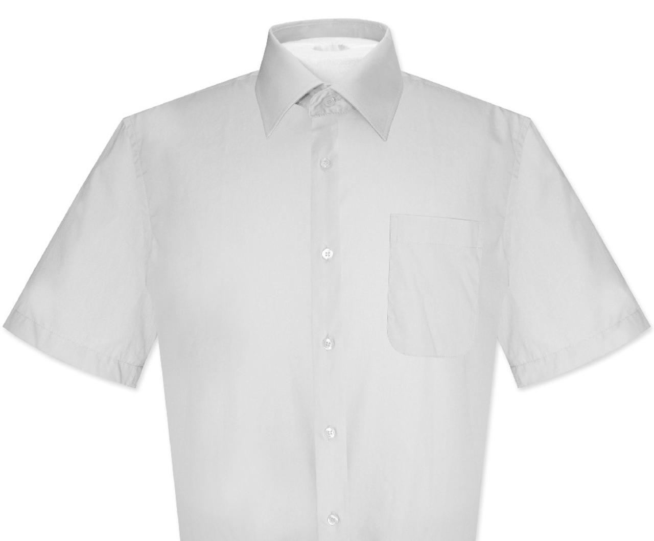 Silver dress shirt mens