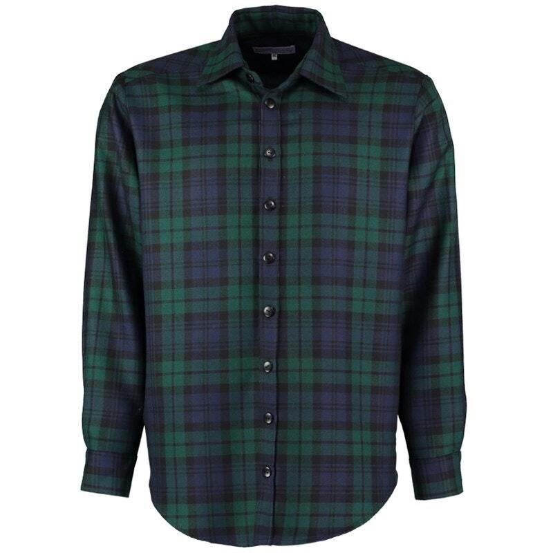 Tartan dress shirt mens