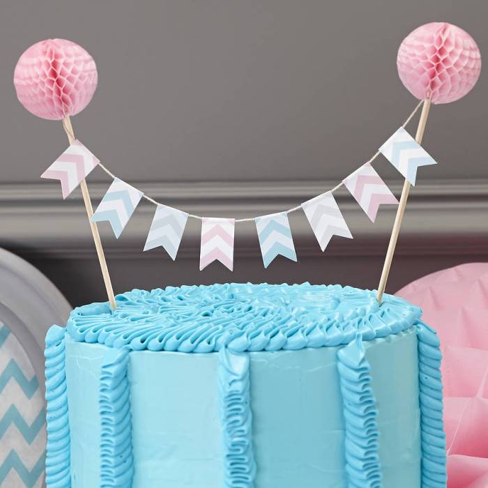 How to make bunting cake decoration