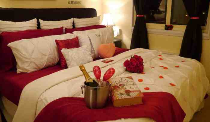 How to decorate romantic room